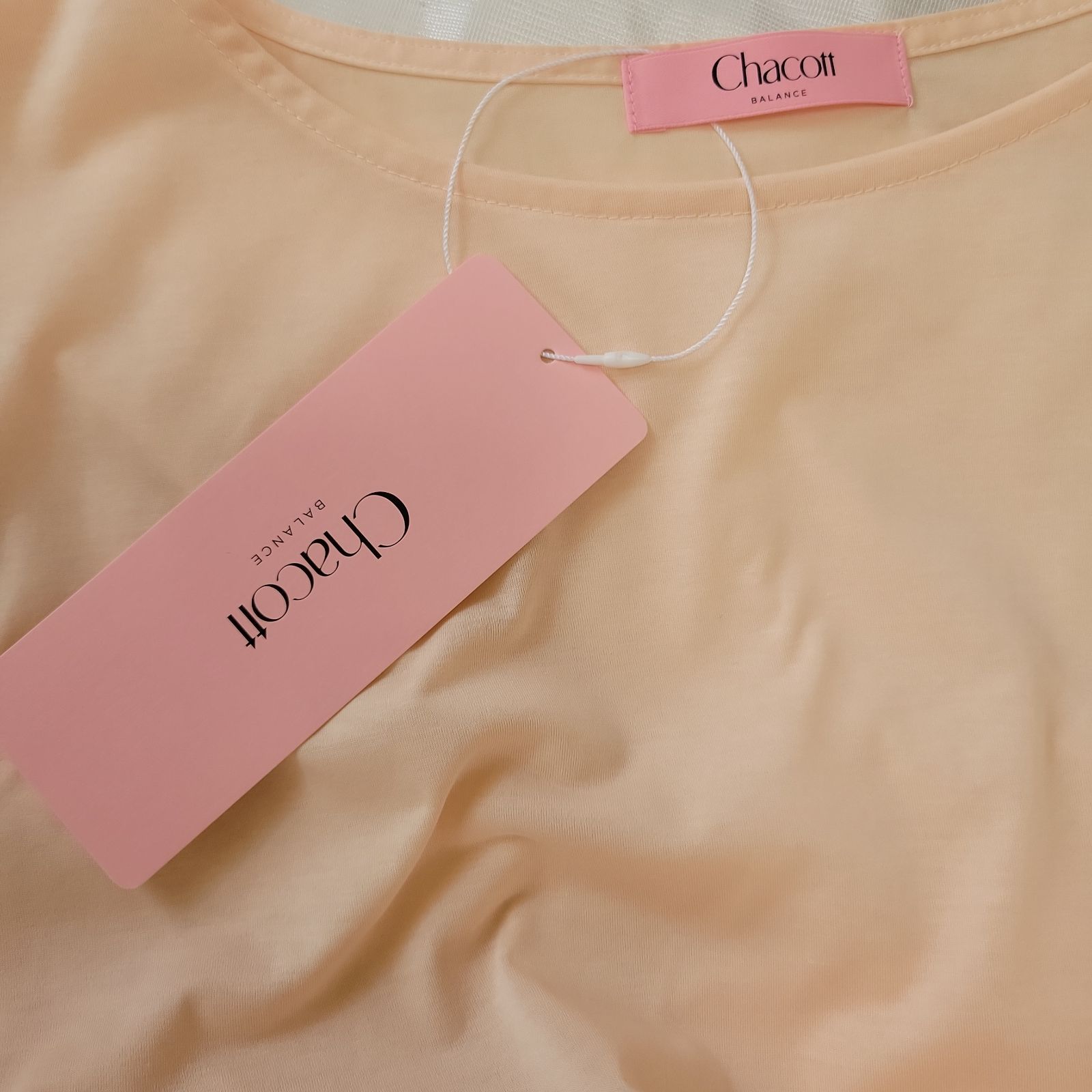 Chacott チャコット】チュニックTシャツ バックテープ ピンク M 未使用
