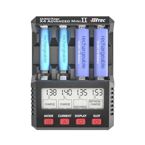 ハイテック AA/AAAチャージャー X4 Advanced mini II ブラック 日本正規品 単三 単四 乾 電池 バッテリー ミニ四駆 ミニッツ 初心者向け 44324Ju 0a210b73