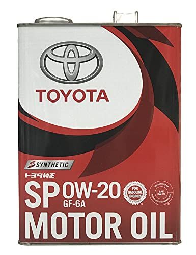 TOYOTA純正モーターオイル SP 0W-20 4L 08880-13205Ju 653e522e