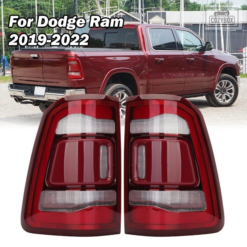 ダッジ RAM 1500 2019 - 22 用左右 テールライト LED リアライト ブレーキランプ ド