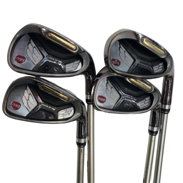 【中古】 プロギア egg(2013) 4S アイアンセット IR NS PRO FORCE OF egg (フレックスR) メンズ 男性用 右利き 右用 Cランク ゴルフクラブ