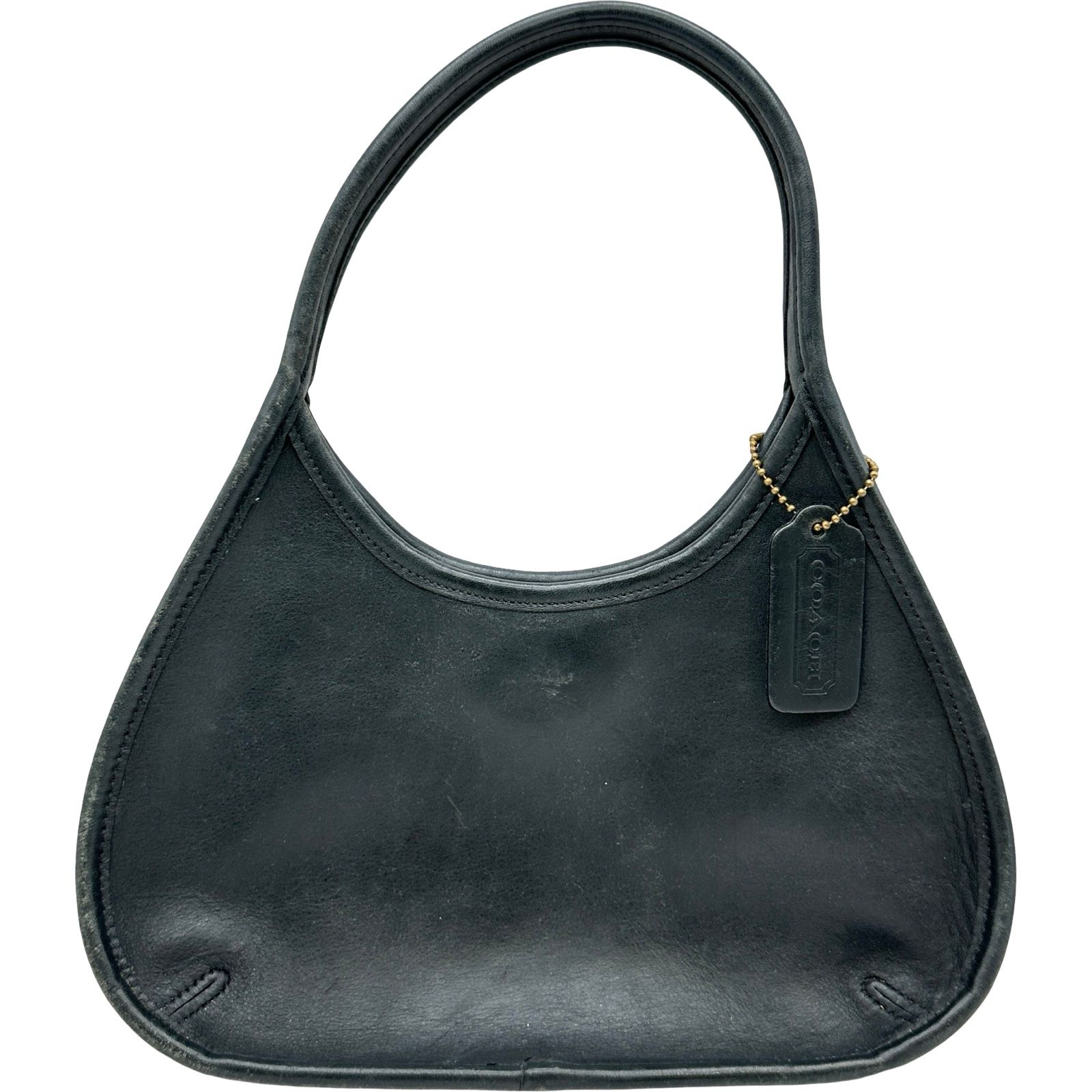 コーチ COACH オールドコーチエルゴ 9027 ブラック レザー レディース ハンドバッグ