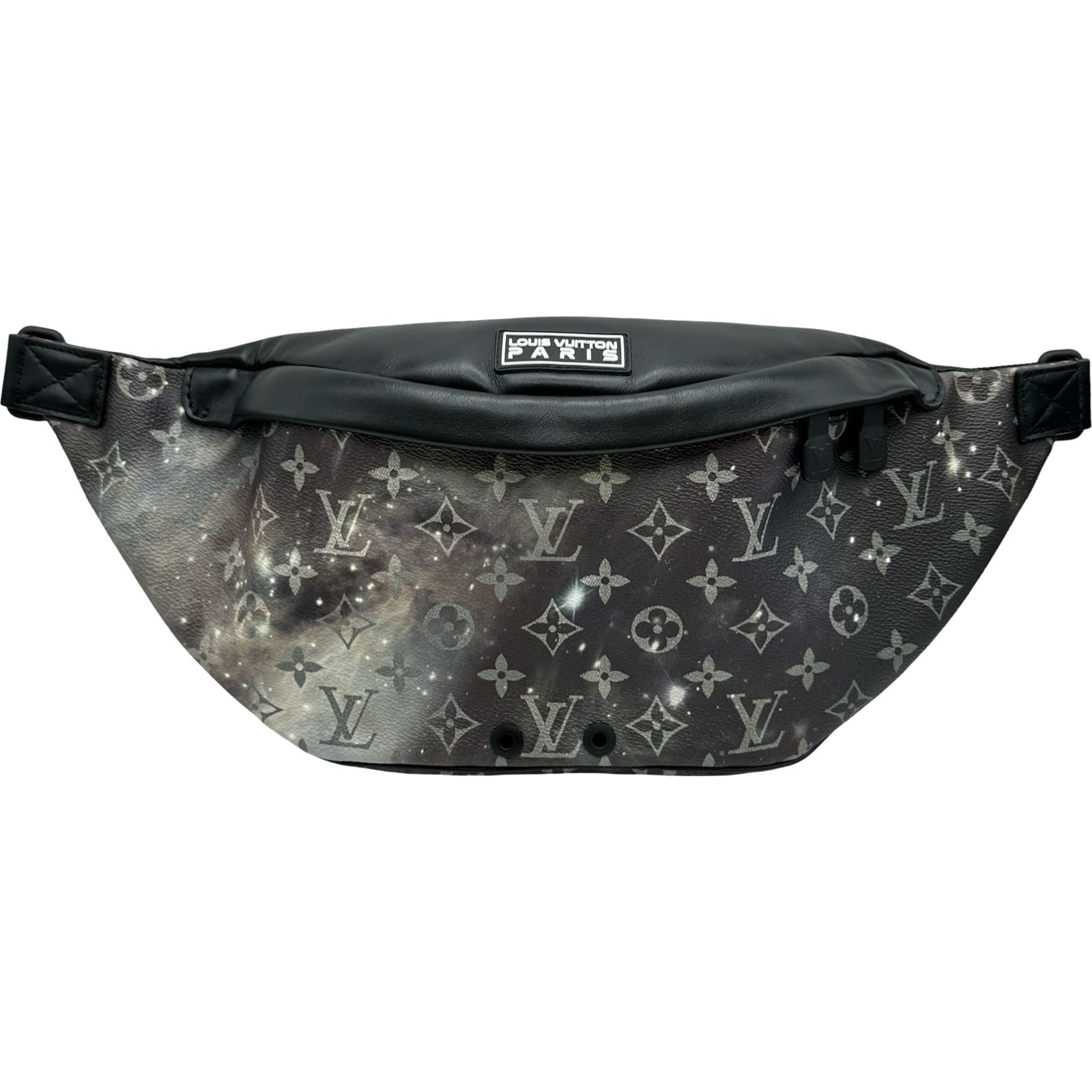 ルイ・ヴィトン LOUIS VUITTON ディスカバリー・バムバッグ M44444 ブラック モノグラム・ギャラクシー メンズ ボディバッグ