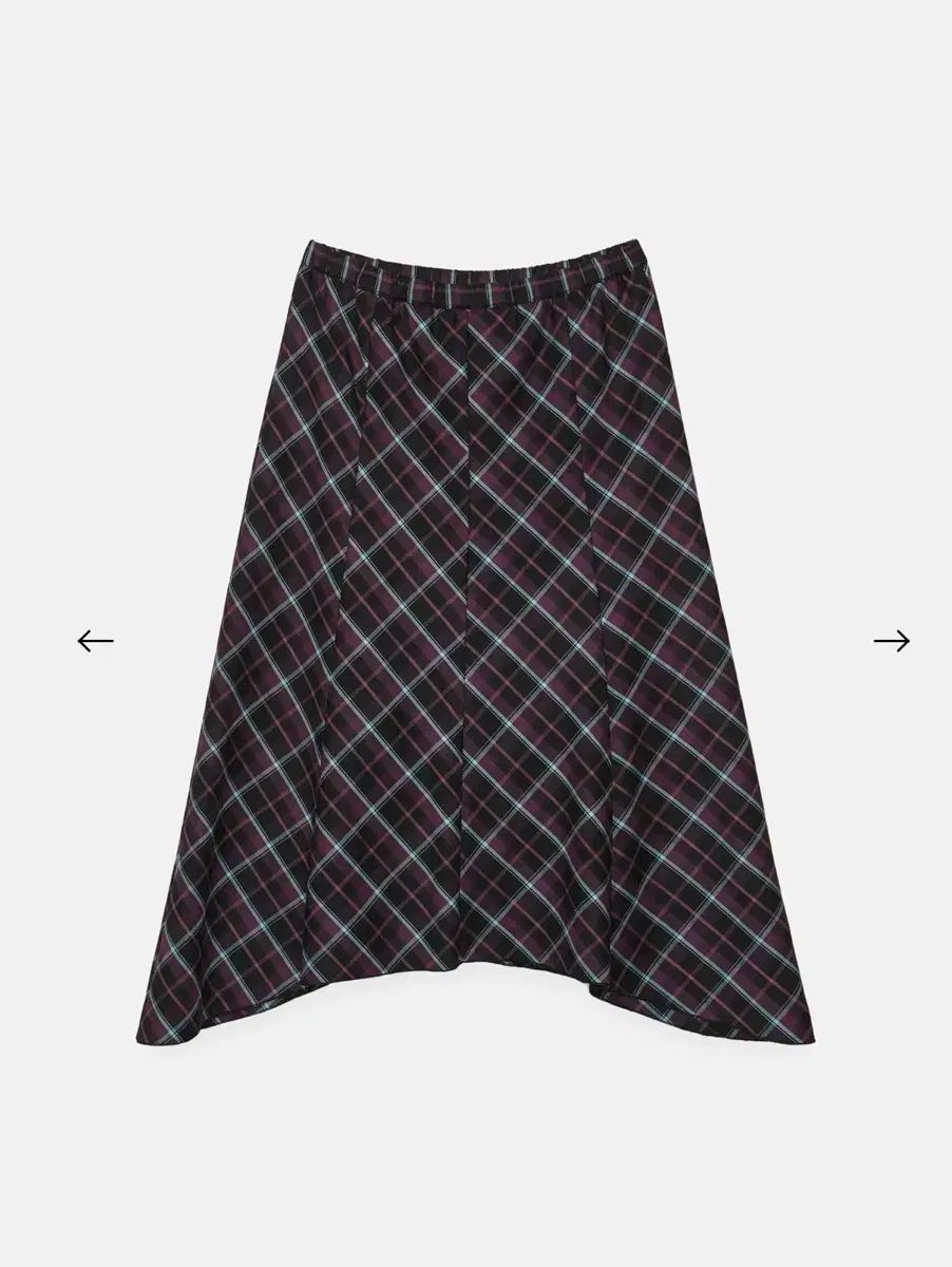 ENZO BLUES エンゾーブルース Classic CHECK CHECK 밴딩 バンディング スカート