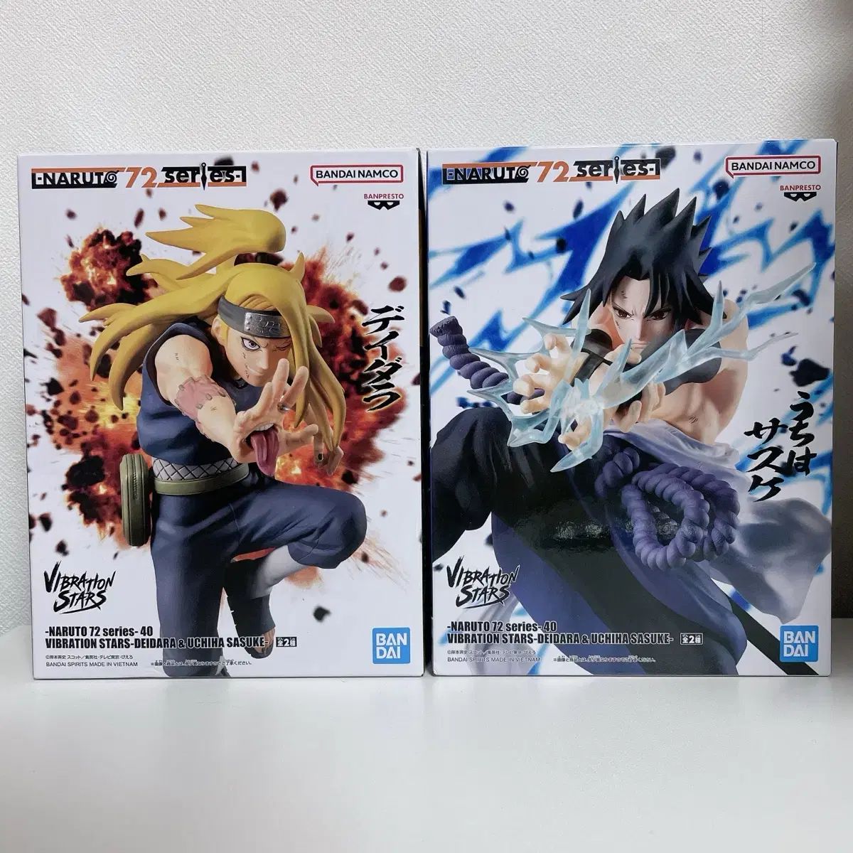 未開封 NARUTO -ナルト- デイダラ うちは サスケ バイブレーション フィギュア