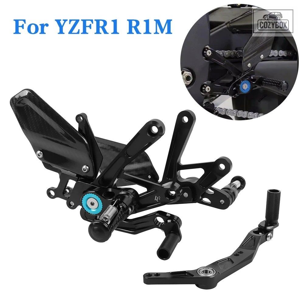 ヤマハ YZFR1M R1M YZFR1 2021-2024 オートバイ フットペグ リアセット フットペグ