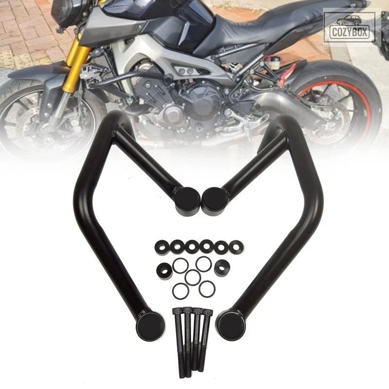 ヤマハ MT-09 FZ-09 MT09 FZ09 2013 - 20 オートバイ エンジン ガード クラッシュバー