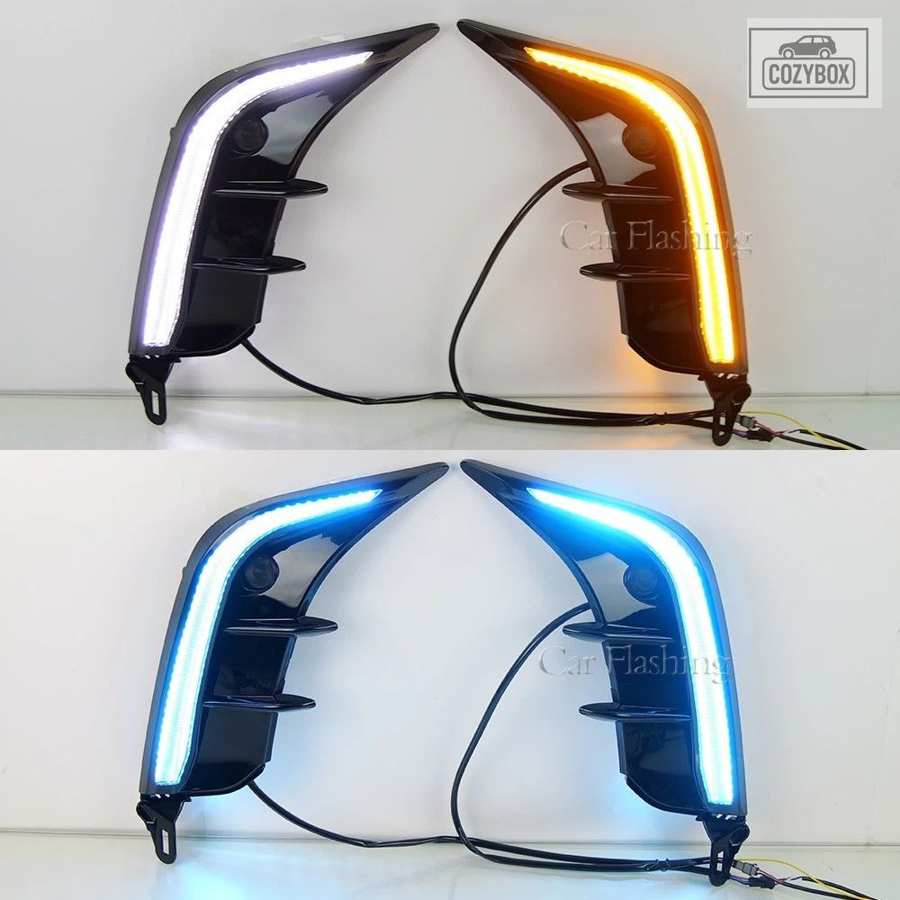 トヨタ カムリ SE XSE 2024 2025 用 LED デイタイム DRL フロント バンパー フォグ