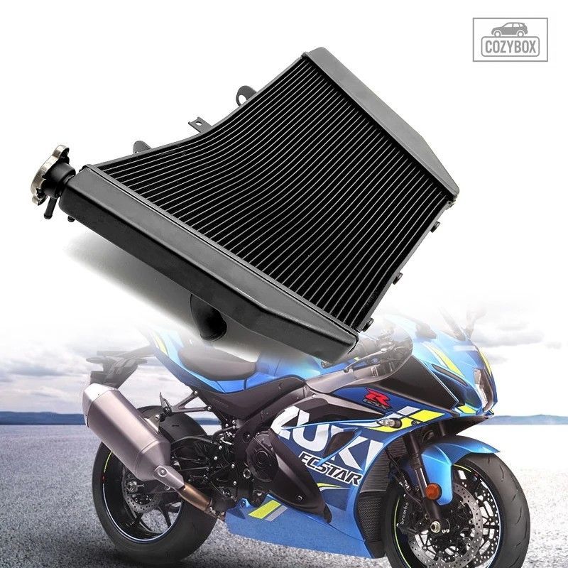 GSX-R1000 オートバイ ラジエーター アルミクーラー 冷却ウォータータンク GSXR GSXR