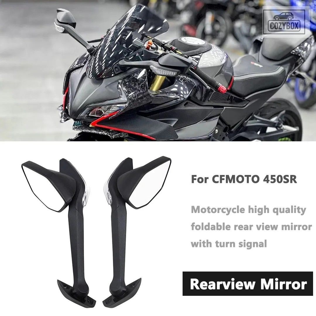 CFMOTO 450SR 450 SR オートバイ アクセサリー バック ミラー ウインカーランプ