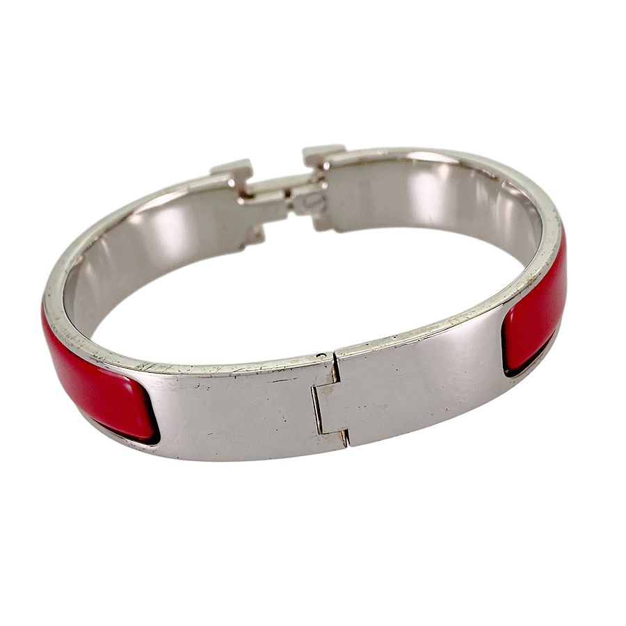 エルメス HERMES クリッククラック PM メタル バングル st【中古