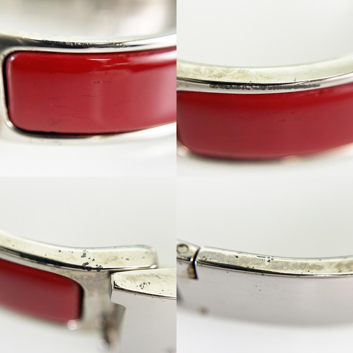 エルメス HERMES クリッククラック PM メタル バングル st【中古
