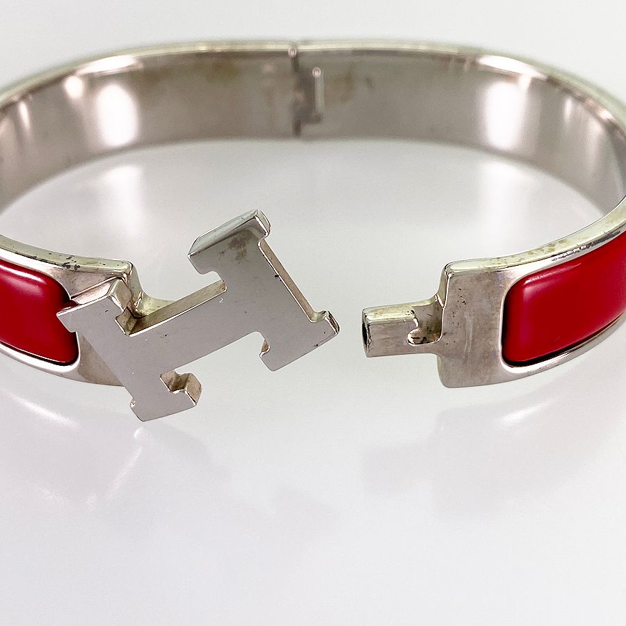 エルメス HERMES クリッククラック PM メタル バングル st【中古