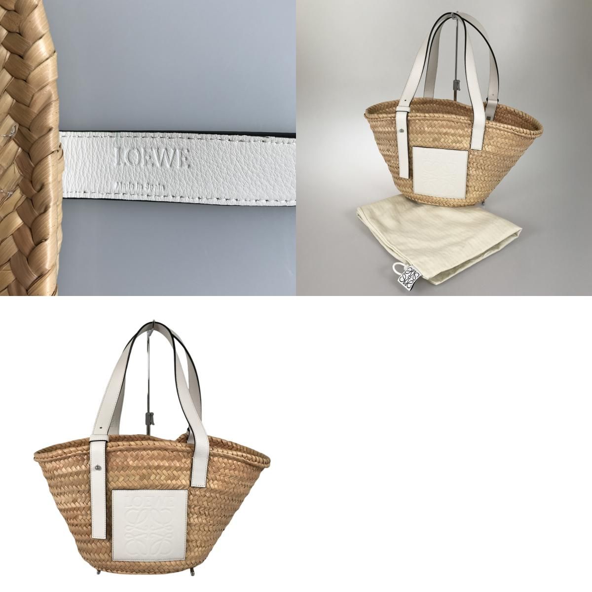 ロエベ LOEWE バスケット バッグ ミディアム ラフィア トートバッグ st