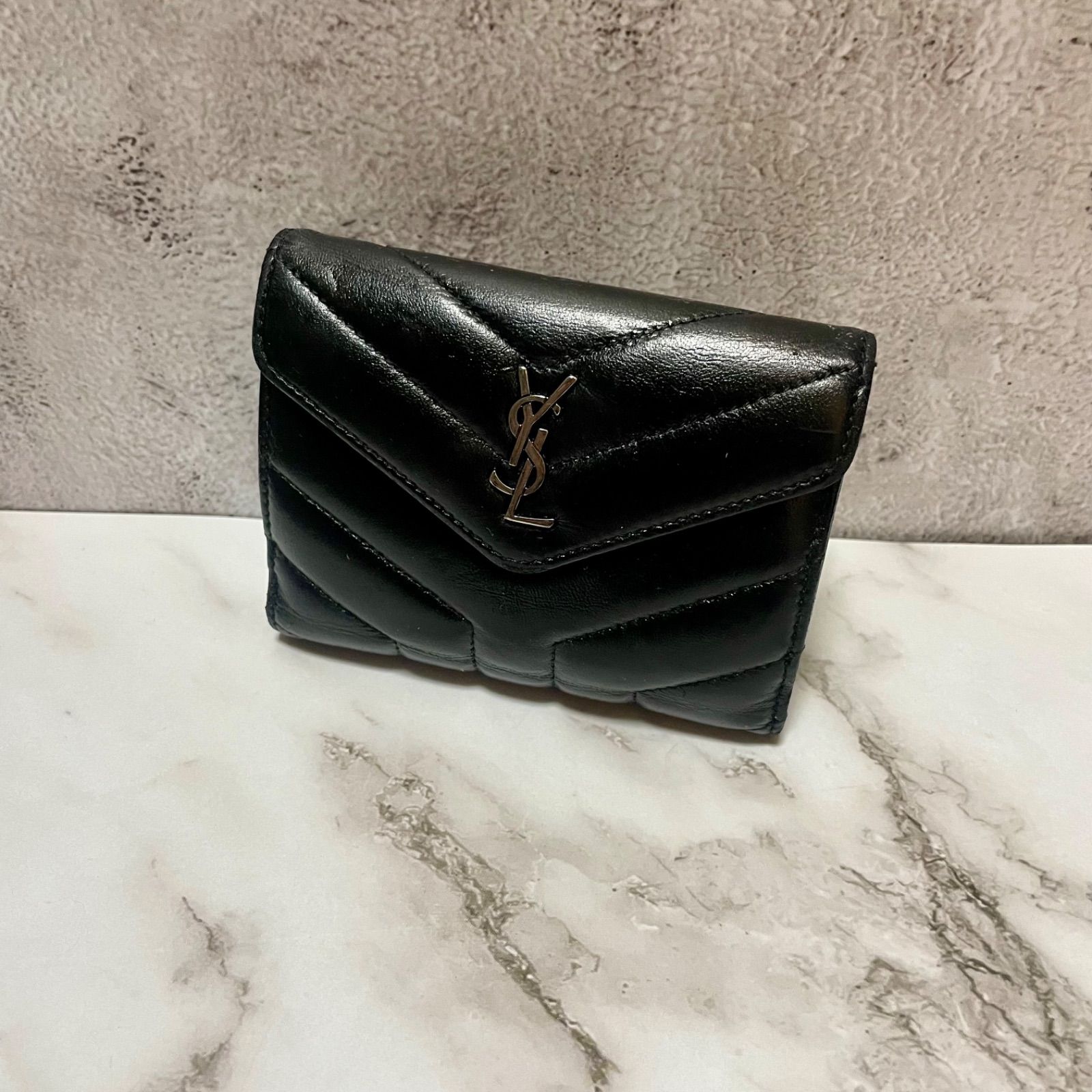 614 SAINT LAURENT YSL 三つ折り財布