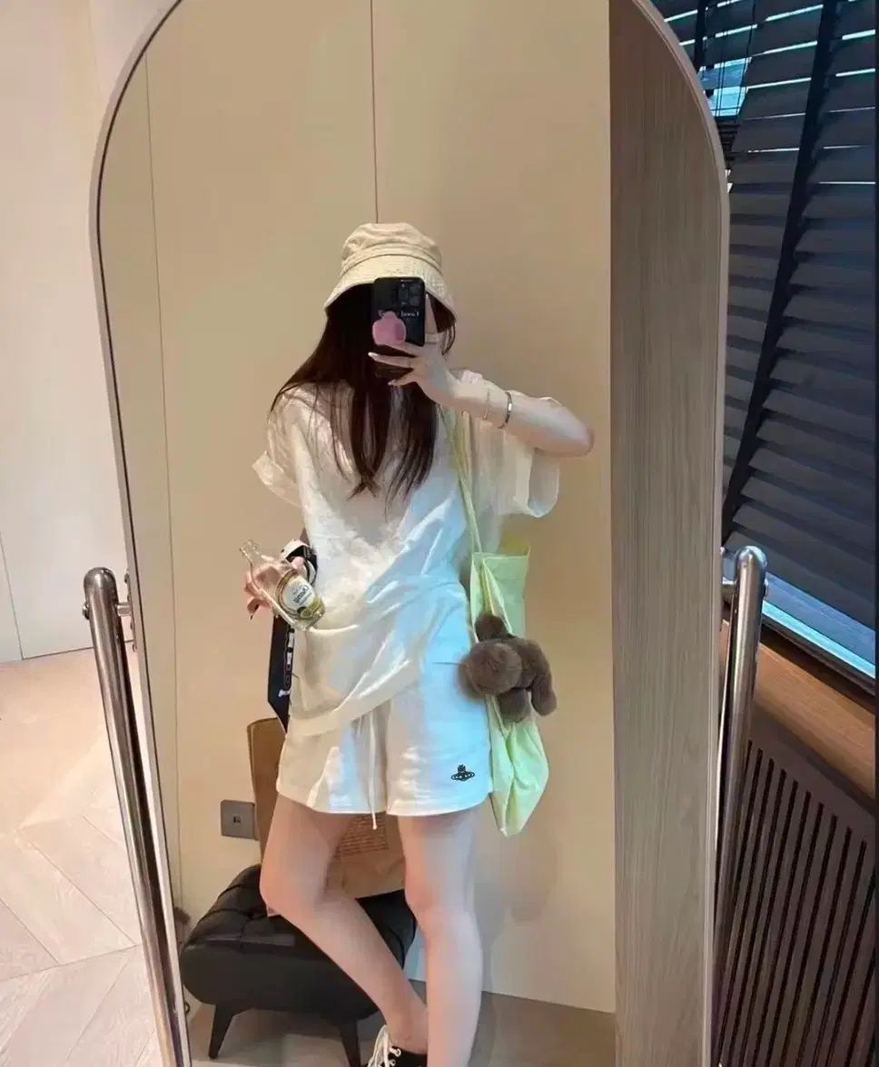VIVIENNE WESTWOOD 白 リネン ハーフパンツ