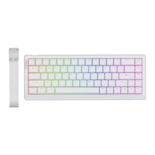 EPOMAKER HE68 Lite ホール効果マグネットゲーミングキーボード 8000Hzポーリングレート&128Kスキャンレート 0.01mm調整可能なトリガー 0.125ミリ秒のレイテンシー 5層防音構造 スナップキー SOCD A-R c8cae0bd