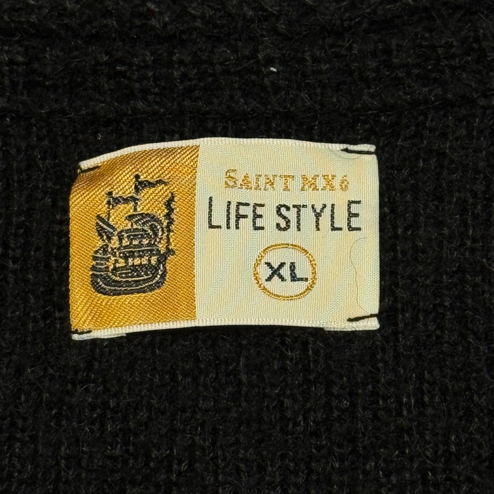 参考上代68200円 SAINT MICHAEL 24AW MOHAIR CARDIGAN モヘア カーディガン ニット セントマイケル SM-YS1-0000-057 ブラック XL (18856M) 参考上代68200円 SAINT MICHAEL 24AW MOHAIR CARDIGAN モヘア カーディガン ニット セントマイケル SM-YS1-0000-057 ブラック XL (18856M)