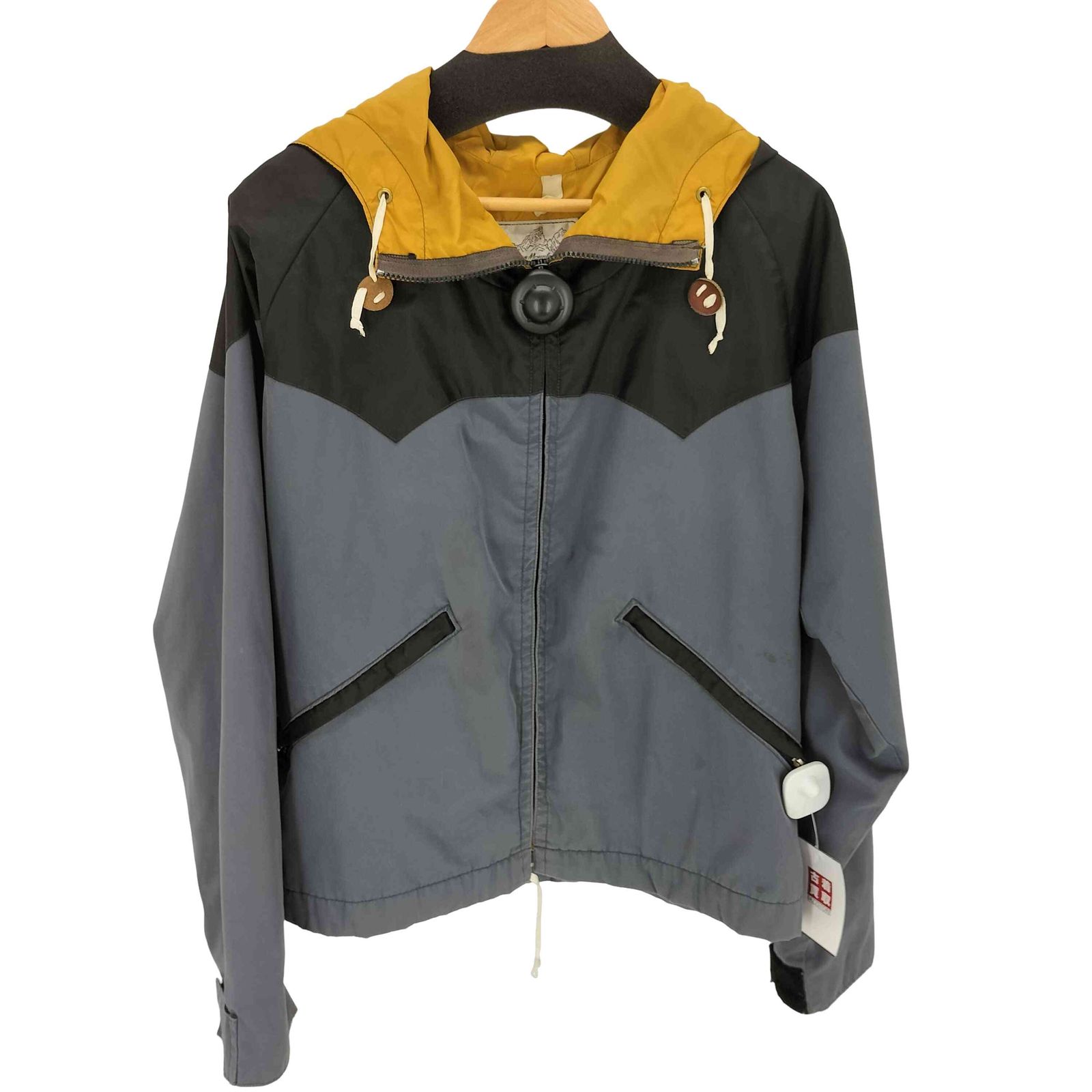 ユーズドフルギ USED古着 {{POWDERHORN MOUNTAINEERING}} 70S USA製 ウエスタンヨーク切替 マウンテンジャケット メンズ import：M