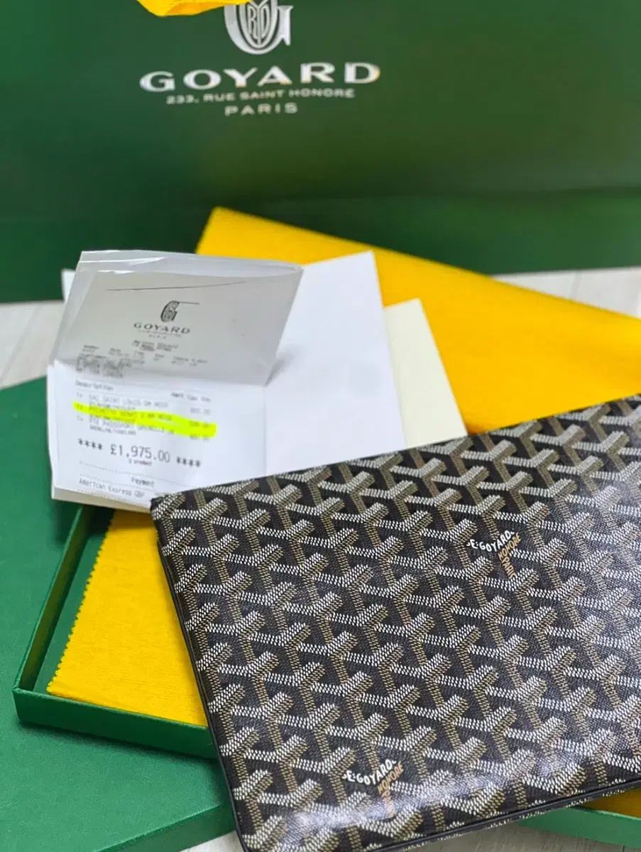 Masion Goyard ゴヤール 瀬名 泉 クラッチバッグ ブラック mm