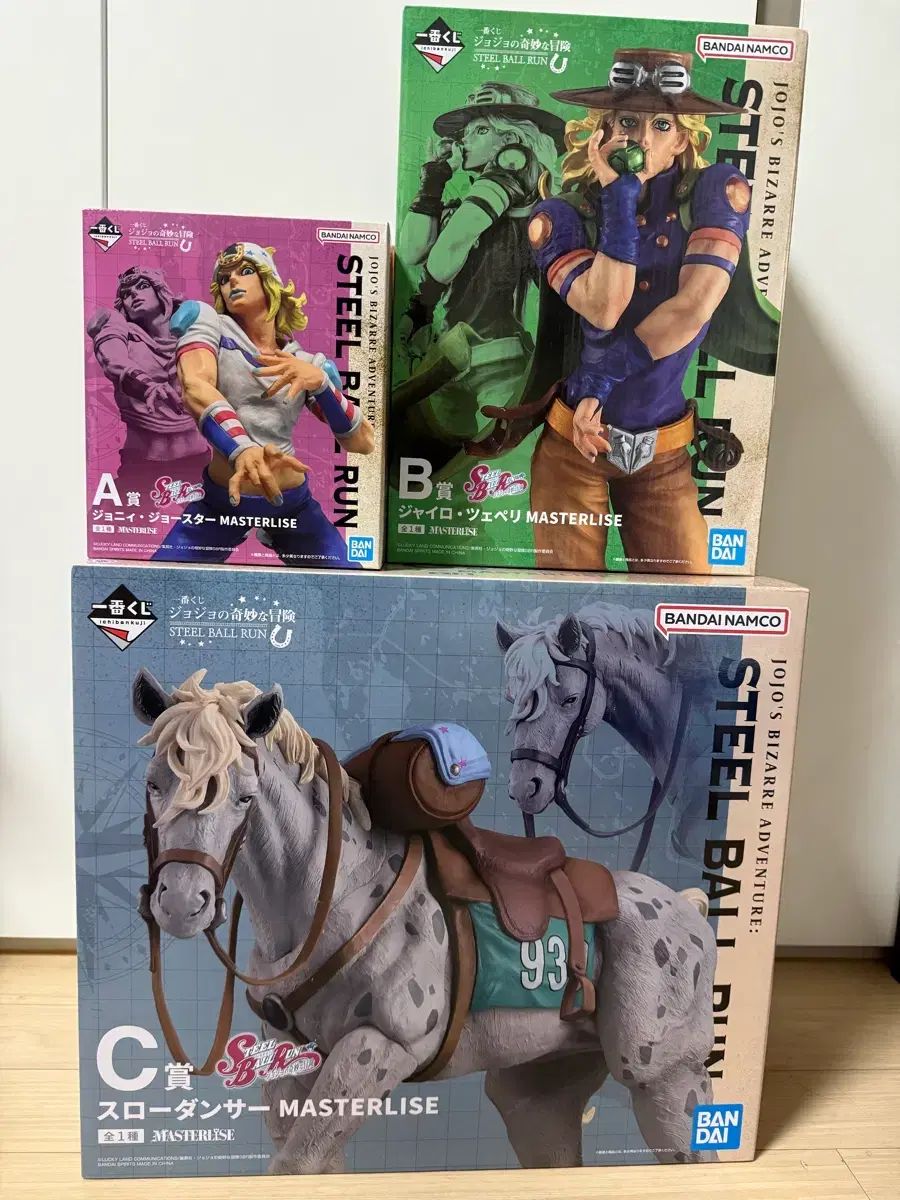 ジョジョ 一番くじ スチールボール ラン A賞 B賞 C賞 まとめ