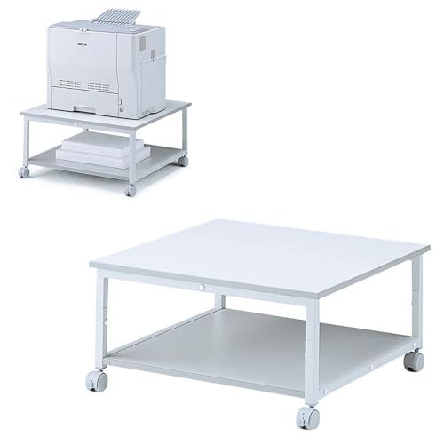 サンワサプライ アウトレット プリンター台 プリンタースタンド 幅70cm 奥行き70cm 高さ35cm キャスター付き 収納 棚付き LPS-T105N2ｍａ