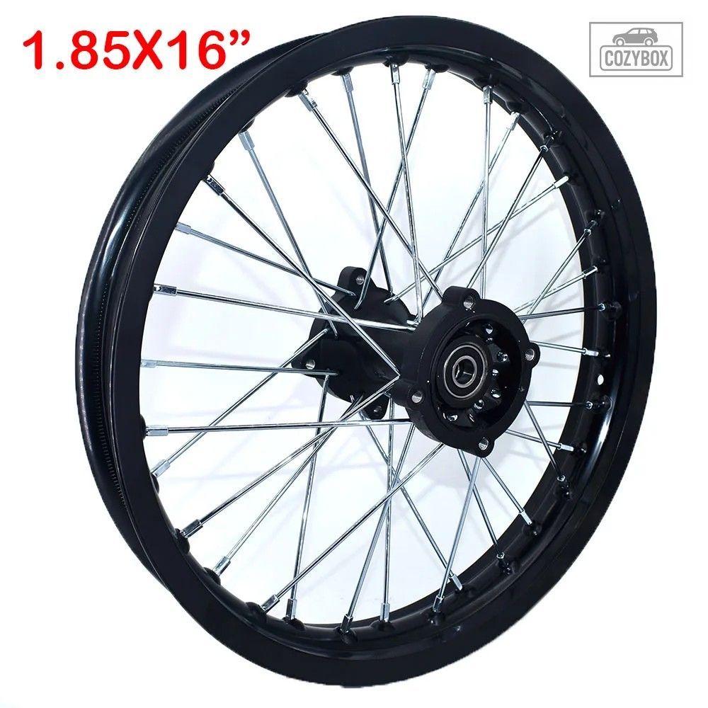 1.85X16インチ リアリム ディスクプレート ホイールリム 1.85X16インチ KLX CRF Kayo