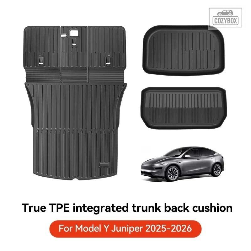 テスラモデル3ハイランド　トランクマット YZ テスラ TPE トランクマット モデル3 Y ハイランド 2021-2026 車用