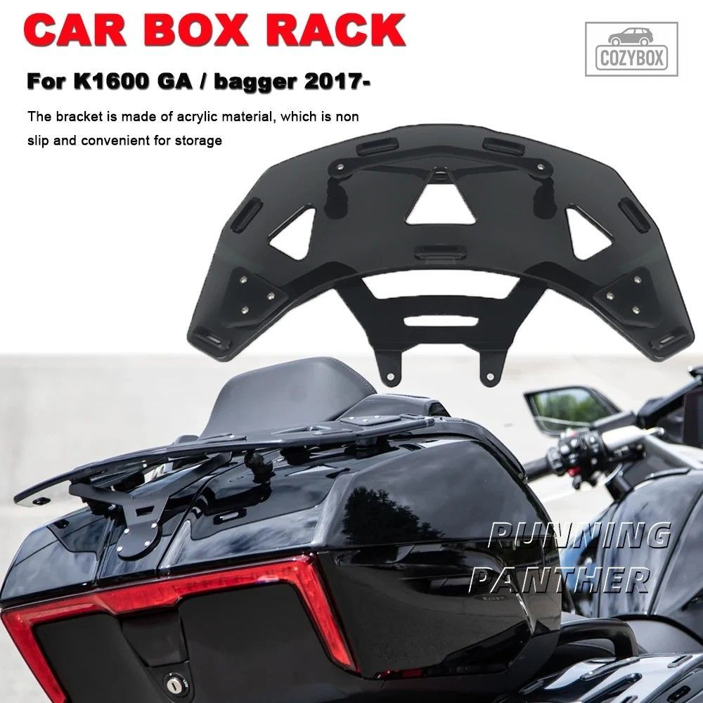 バイク アクセサリー スモークグレー/クリア バイク用ルーフボックス ラゲッジラック 27,295円