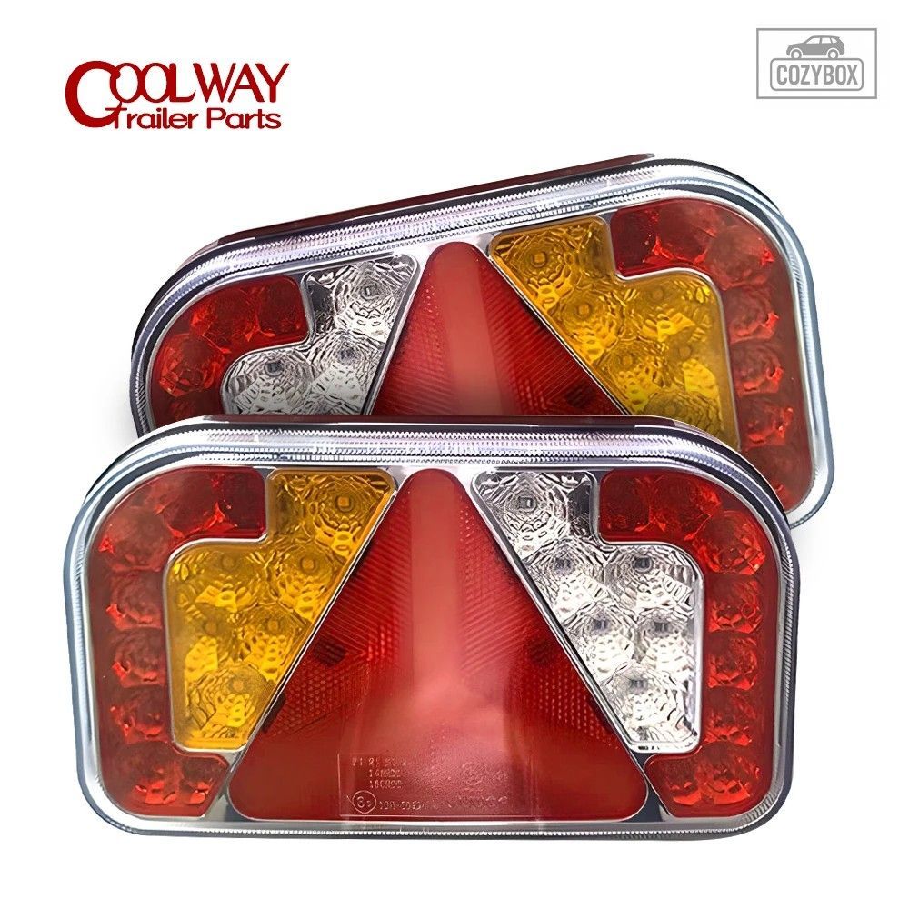 2個 12V-24V LED トレーラー トラック リアライト テールライト RV パーツ シグ