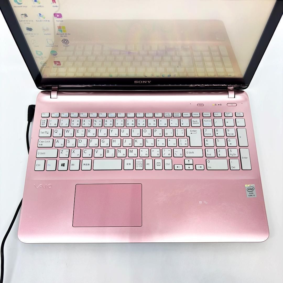 人気のピンク VAIO ノートパソコン 新品SSD Win11 オフィス A77 - メルカリ