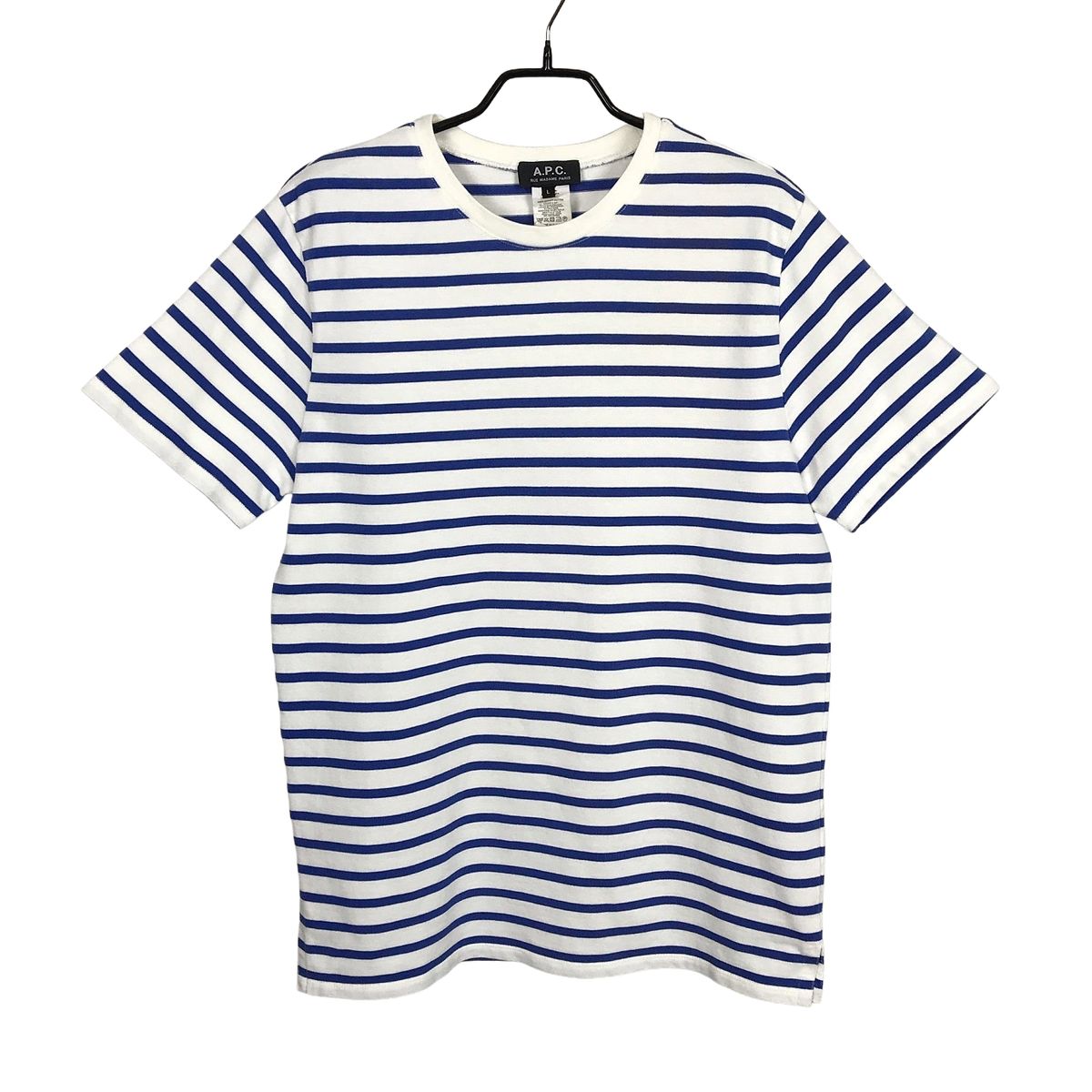 A.P.C. アーペーセー ストライプ 半袖Tシャツ メンズL
