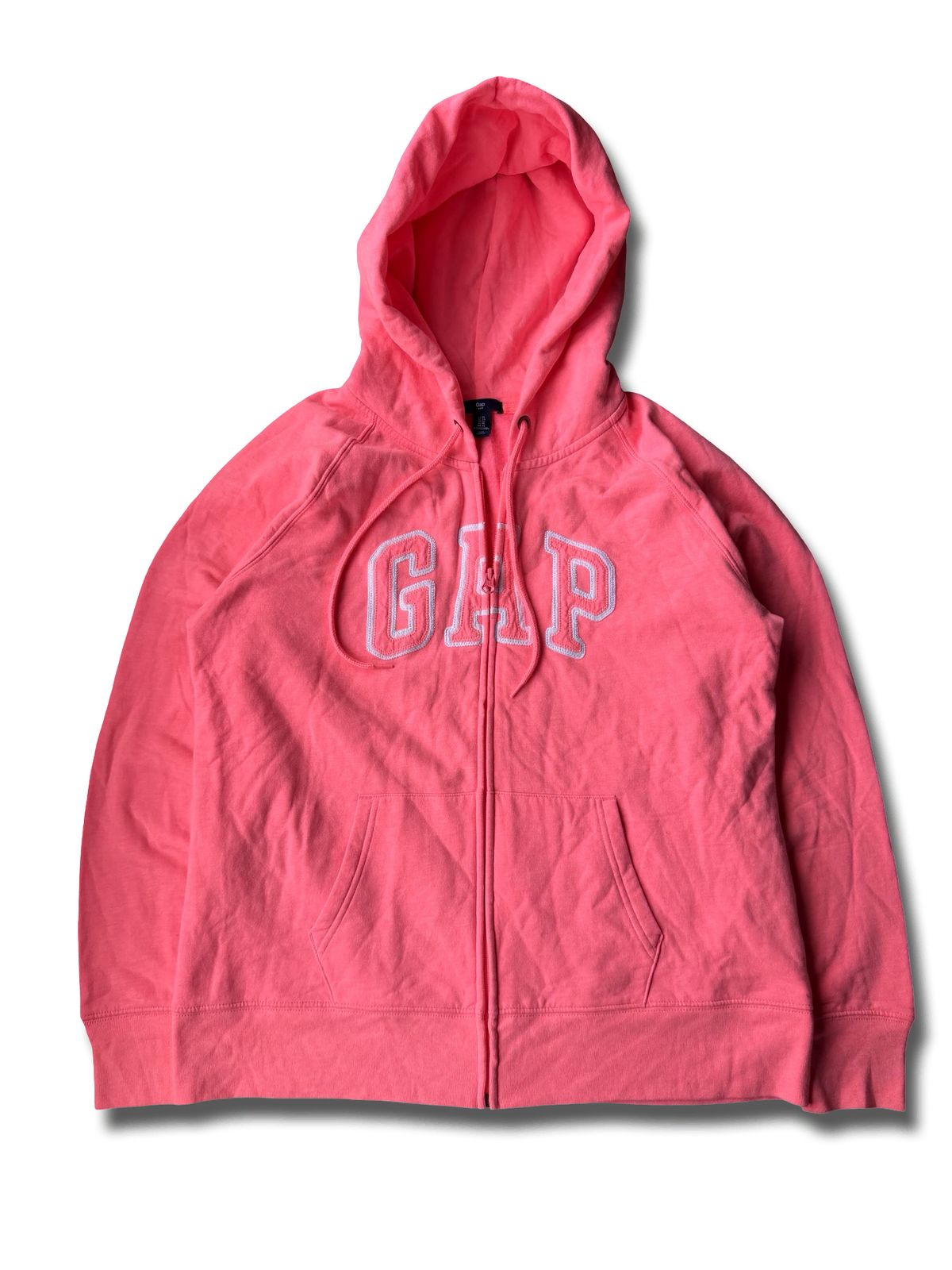 GAP 刺繍ロゴ フード ジップアップ