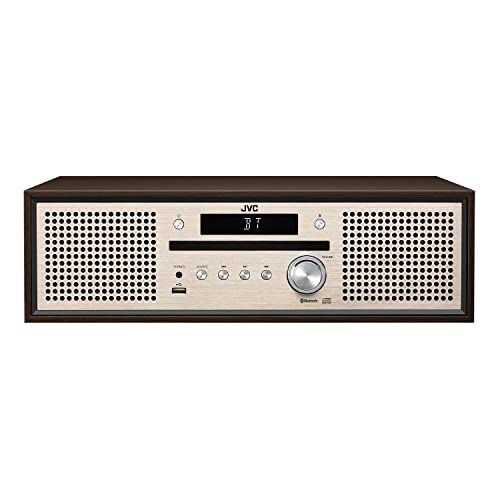 JVCケンウッド JVC NX-W30 ミニコンポ Bluetooth 4.2 EDR 搭載 ウッドキャビネット ウォールナット ONEBODY CD/FM/USB/スマホ対応 スリープタイマー搭載Ju 47166823