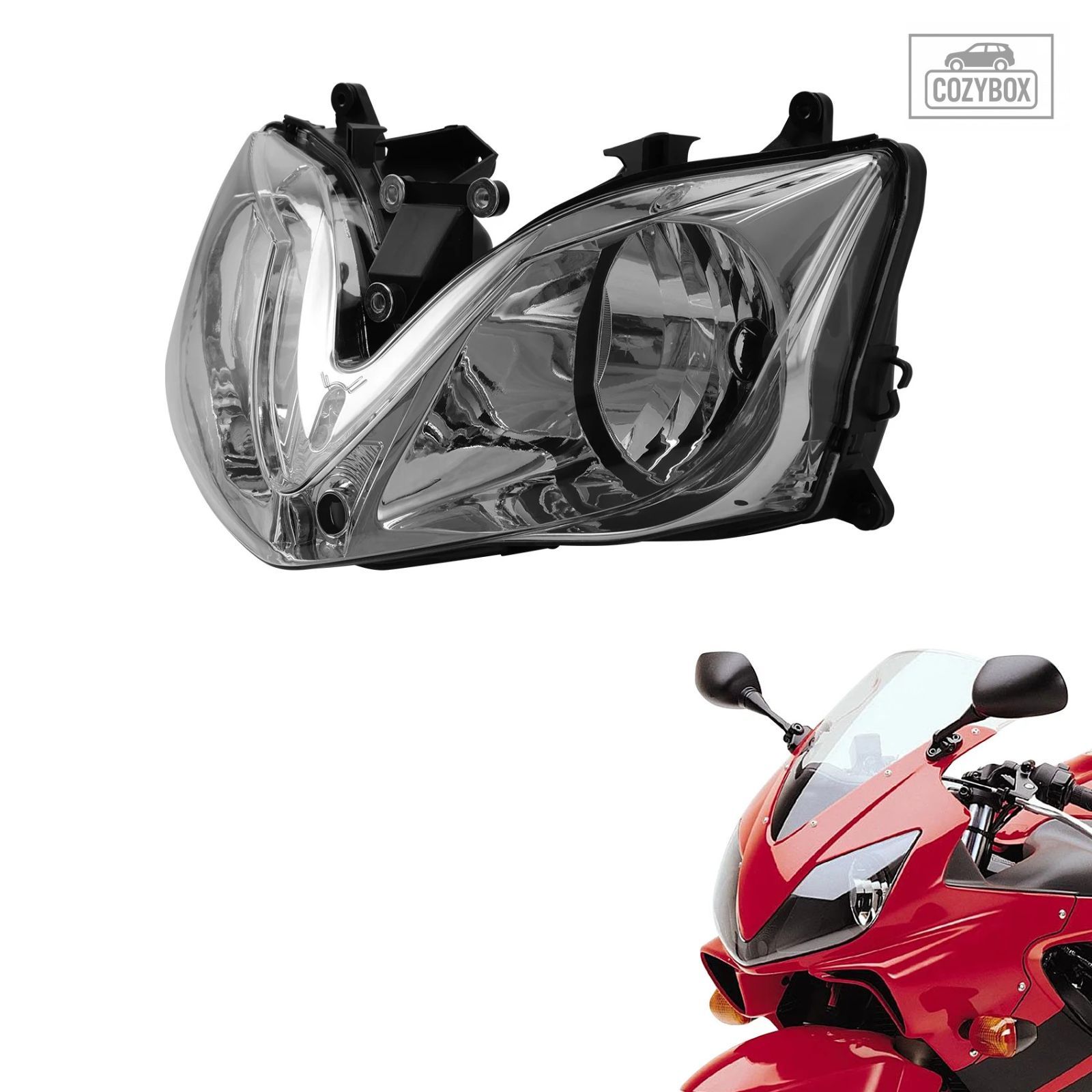 オートバイ ヘッドライトランプアセンブリ Honda CBR600F4i CBR600 F4I 2001-2007 06