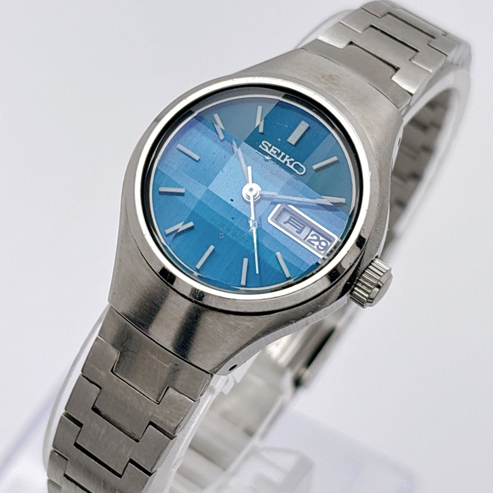 SEIKO セイコー 自動巻き レディース 腕時計 2706-0240 カットガラス 純正ベルト 324