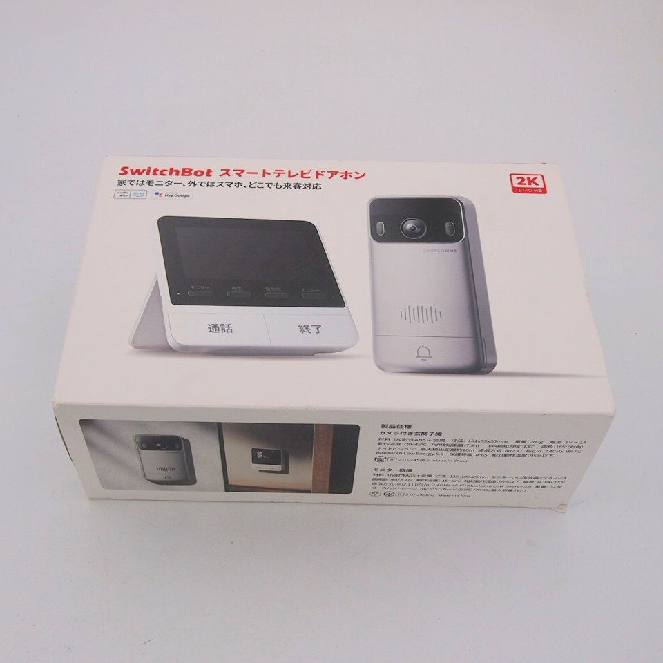 SwitchBot スマートテレビドアホン 10,780円
