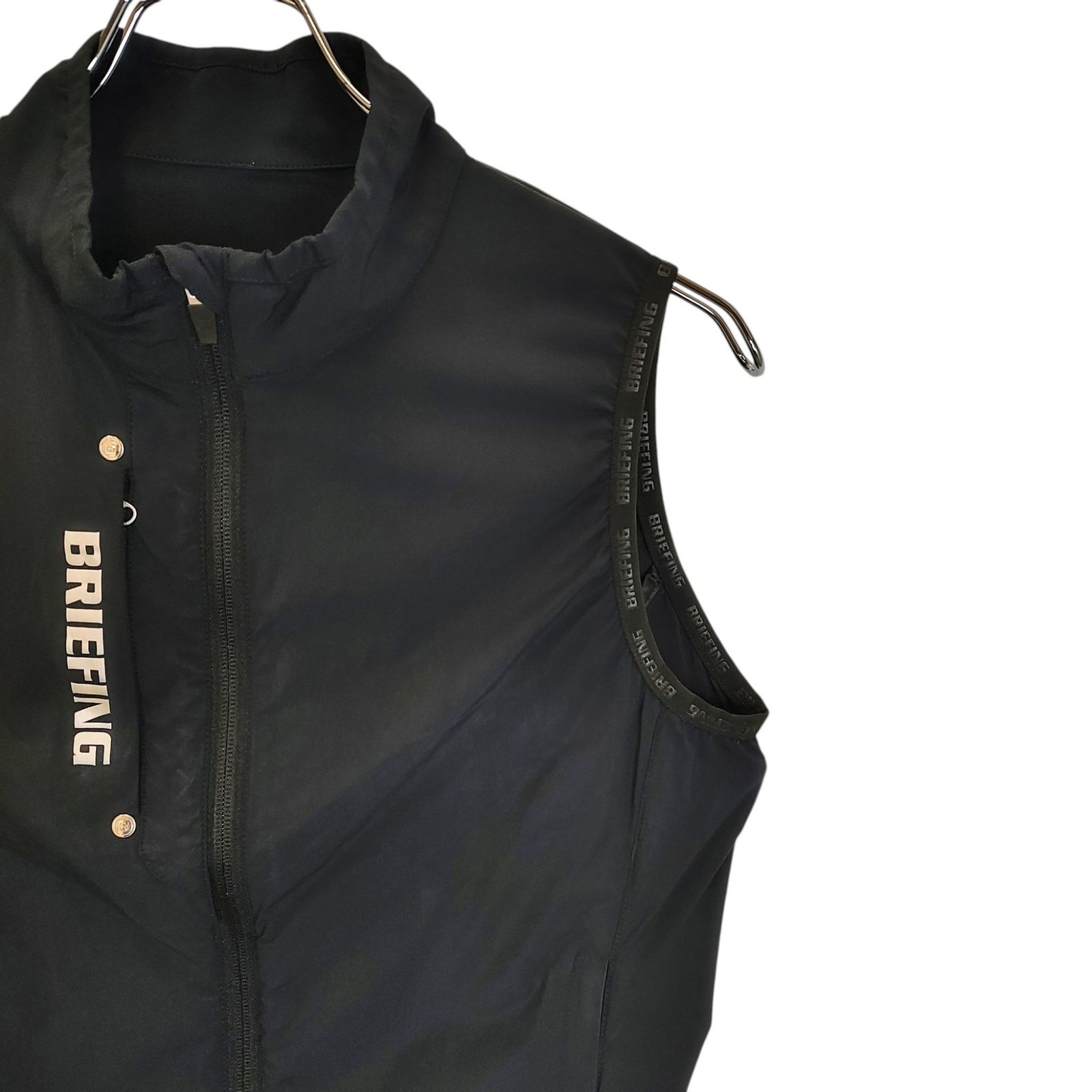 BRIEFING ブリーフィング レディース ウィンドブレーカー S ブラック BRIEFING GOLF ブリーフィングゴルフ 24SS POCKETABLE WIND VEST