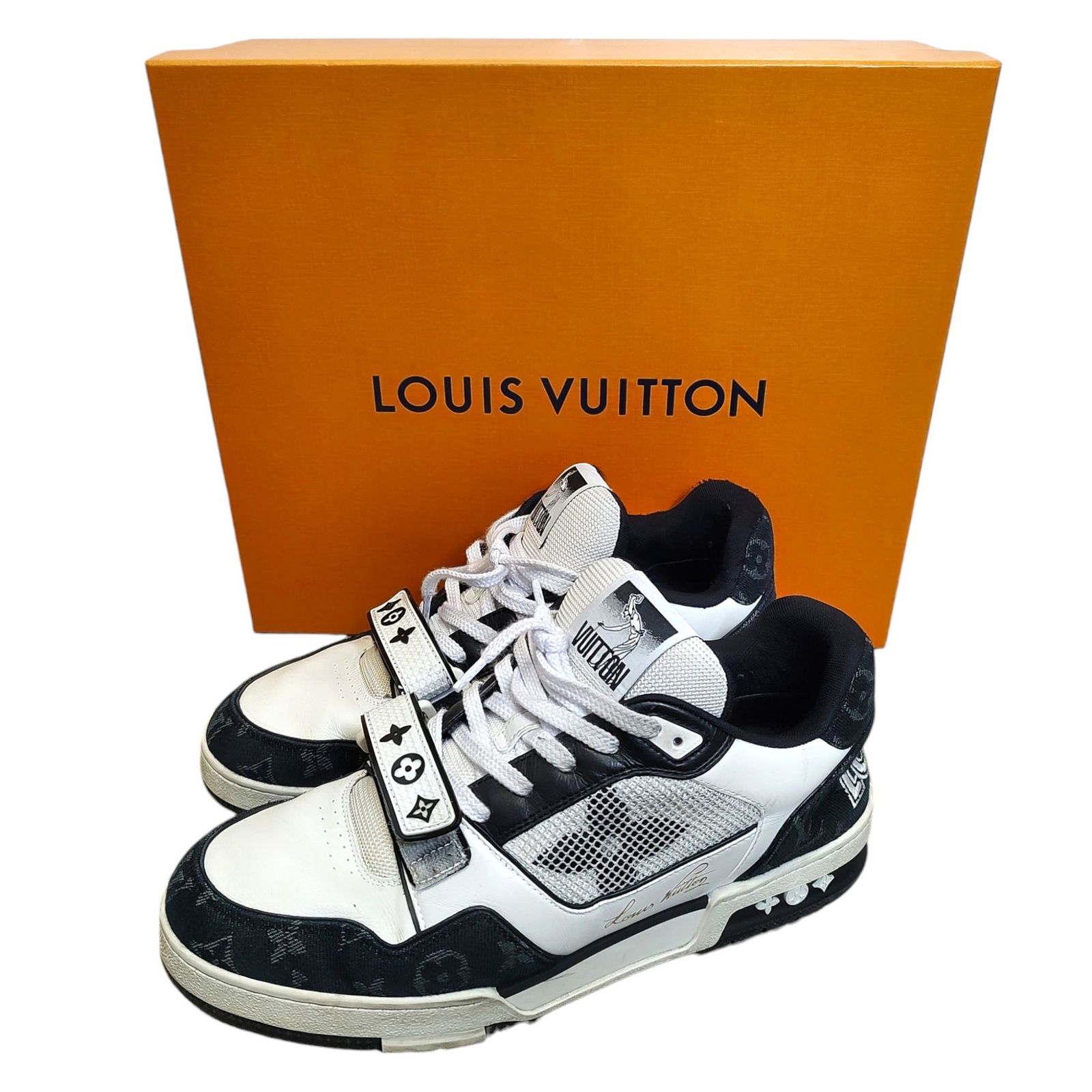 LOUIS VUITTON ルイ・ヴィトン LVトレイナー ライン モノグラム デニム