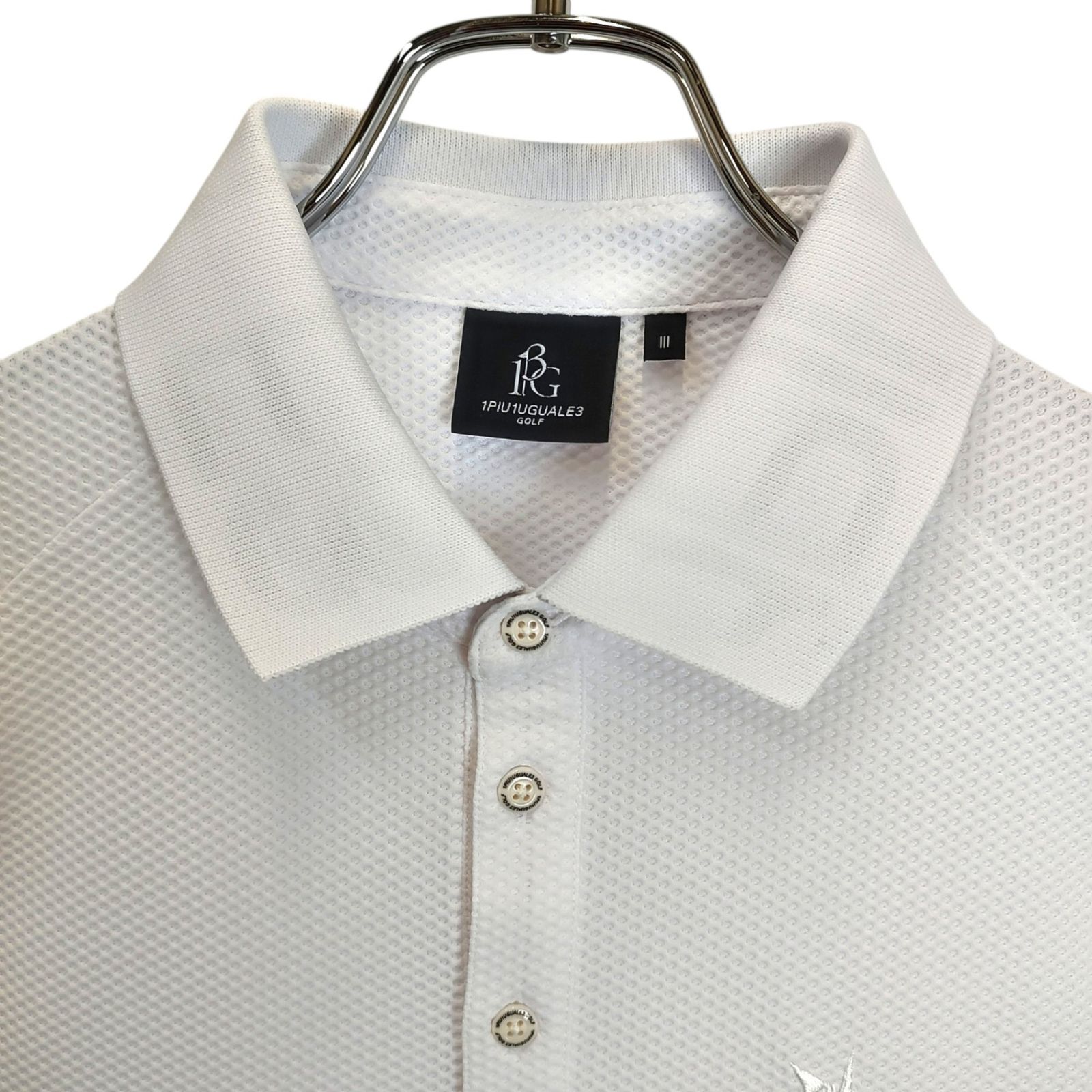 1PIU1UGUALE3 GOLF ウノピゥウノウグァーレトレ ゴルフ S/S POLO 半袖