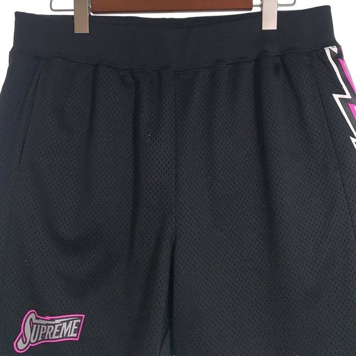 SUPREME シュプリーム 18SS BOLT BASKETBALL SHORT ボルト バスケットボール ショーツ ブラック Size L