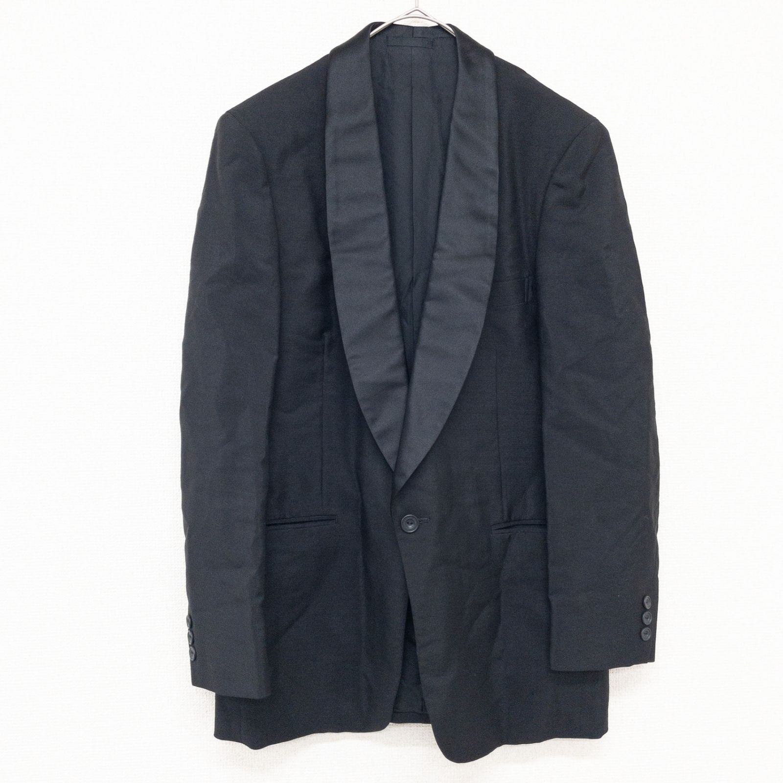 Christian Dior MONSIEUR クリスチャンディオール ムッシュ ジャケット タキシード ショールカラー ウール ブラック メンズ F b01876