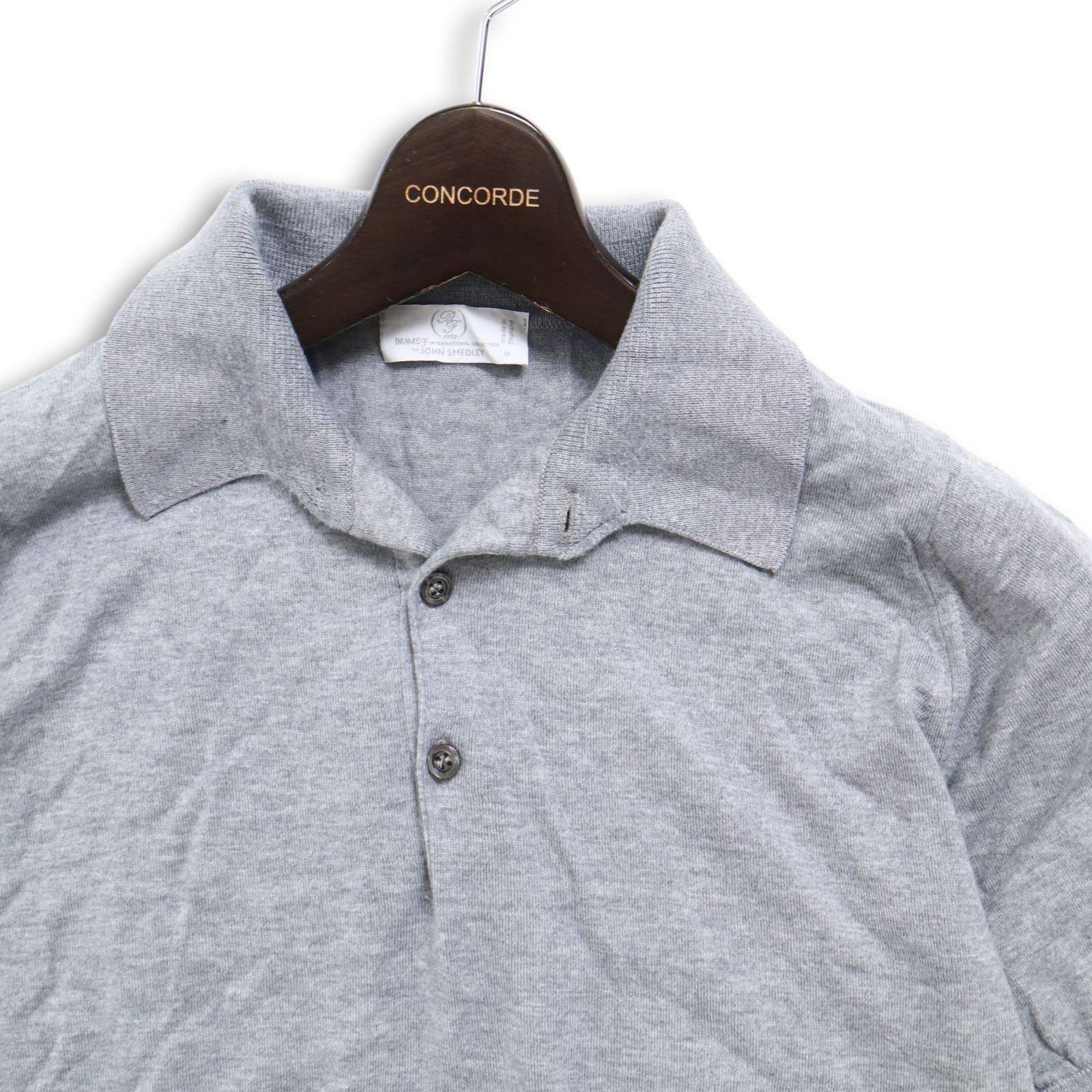 英国製 BEAMS F by JOHN SMEDLEY ビームスF ジョンスメドレー 半袖