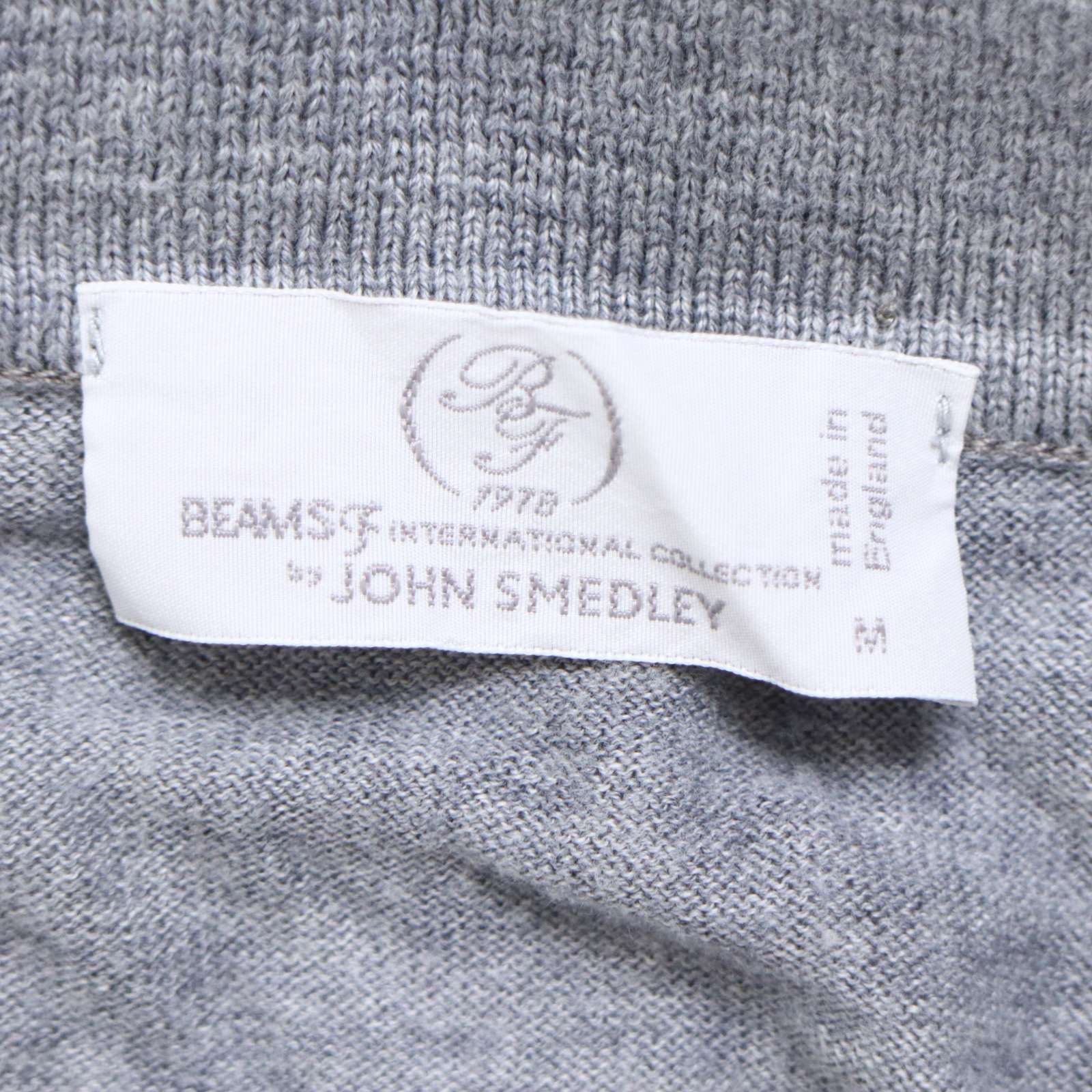 英国製 BEAMS F by JOHN SMEDLEY ビームスF ジョンスメドレー 半袖