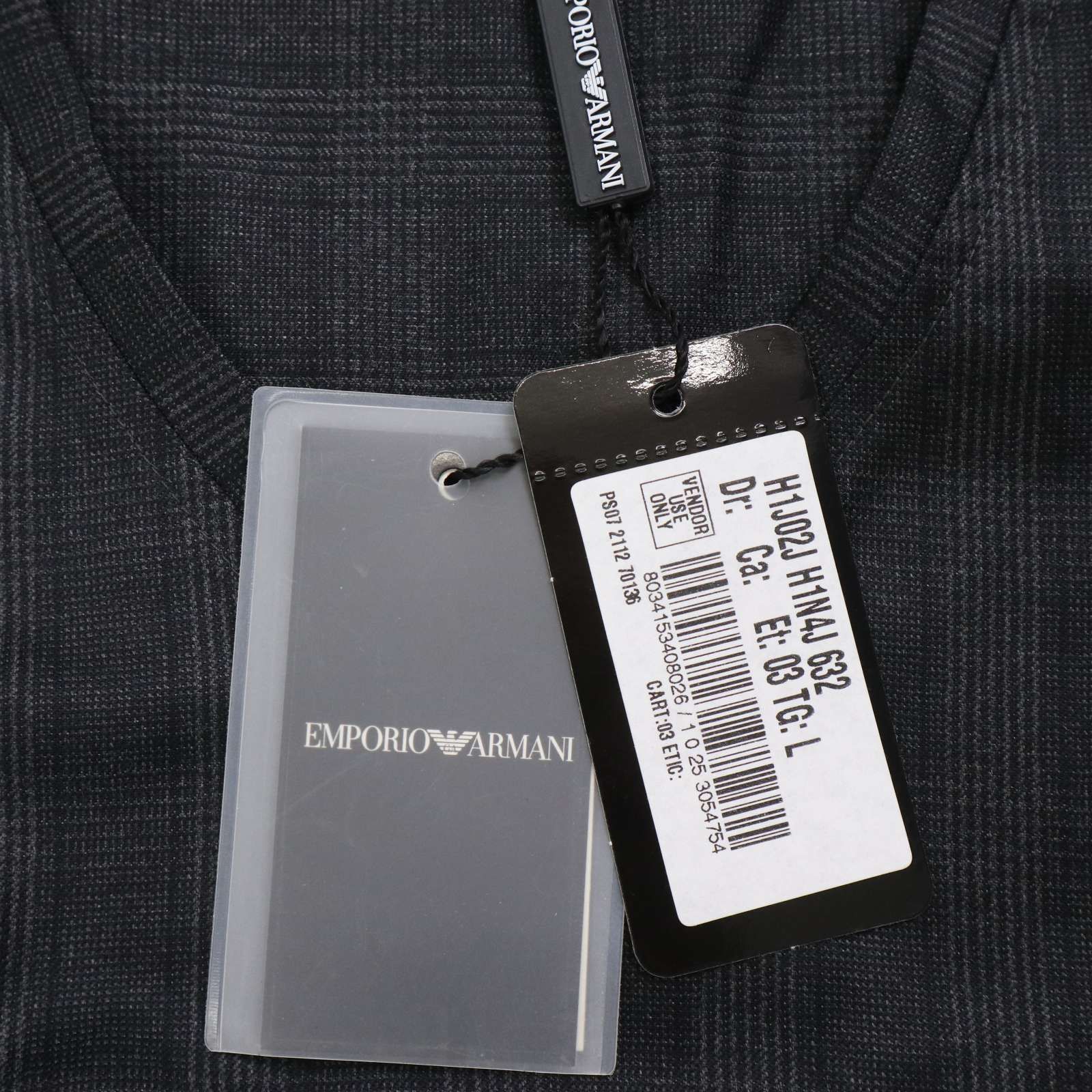 新品 イタリア製】 EMPORIO ARMANI エンポリオ アルマーニ グレン
