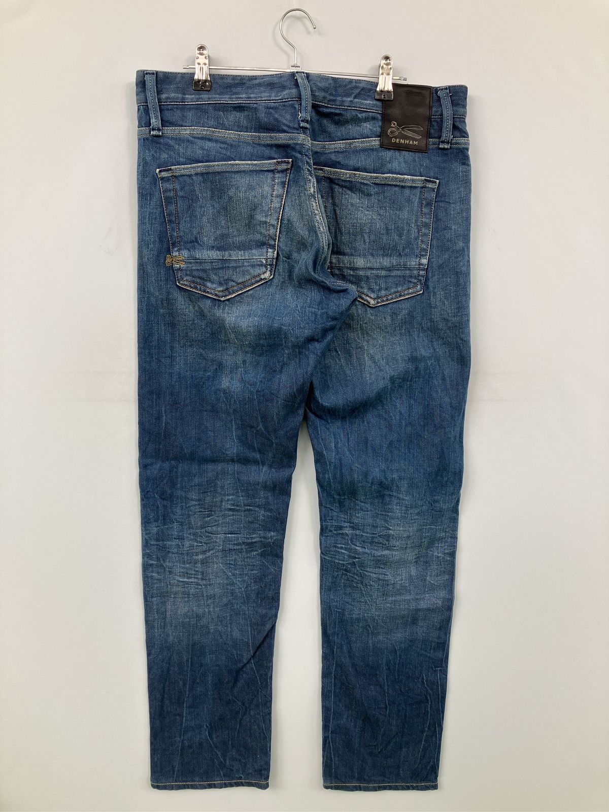 メンズ DENHAM GRADE SLIMダメージ加工ジーンズ デンハム 日本製