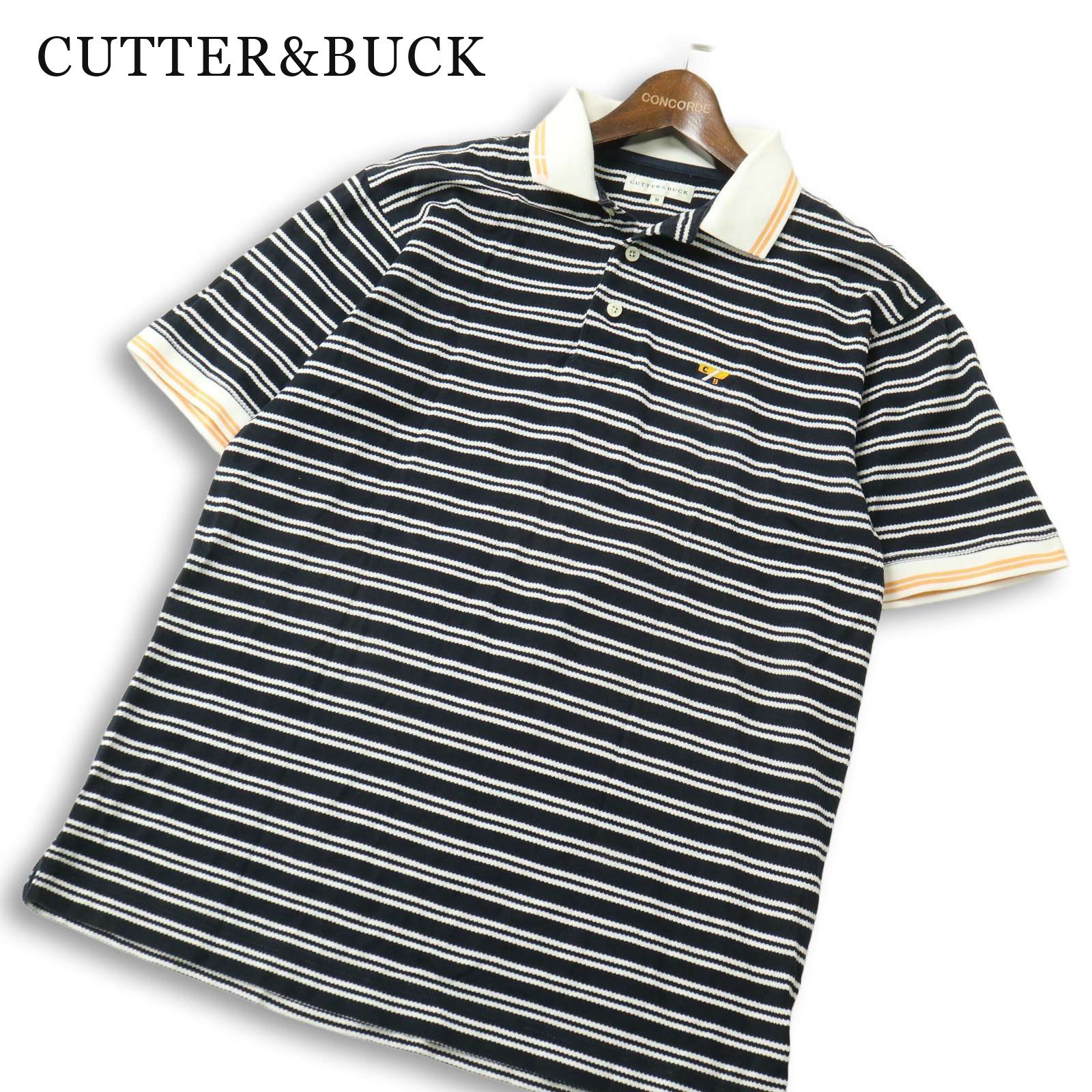 美品CUTTER&amp;BUCK カッター＆バック ゴルフ 春夏☆ 半袖 鹿の子