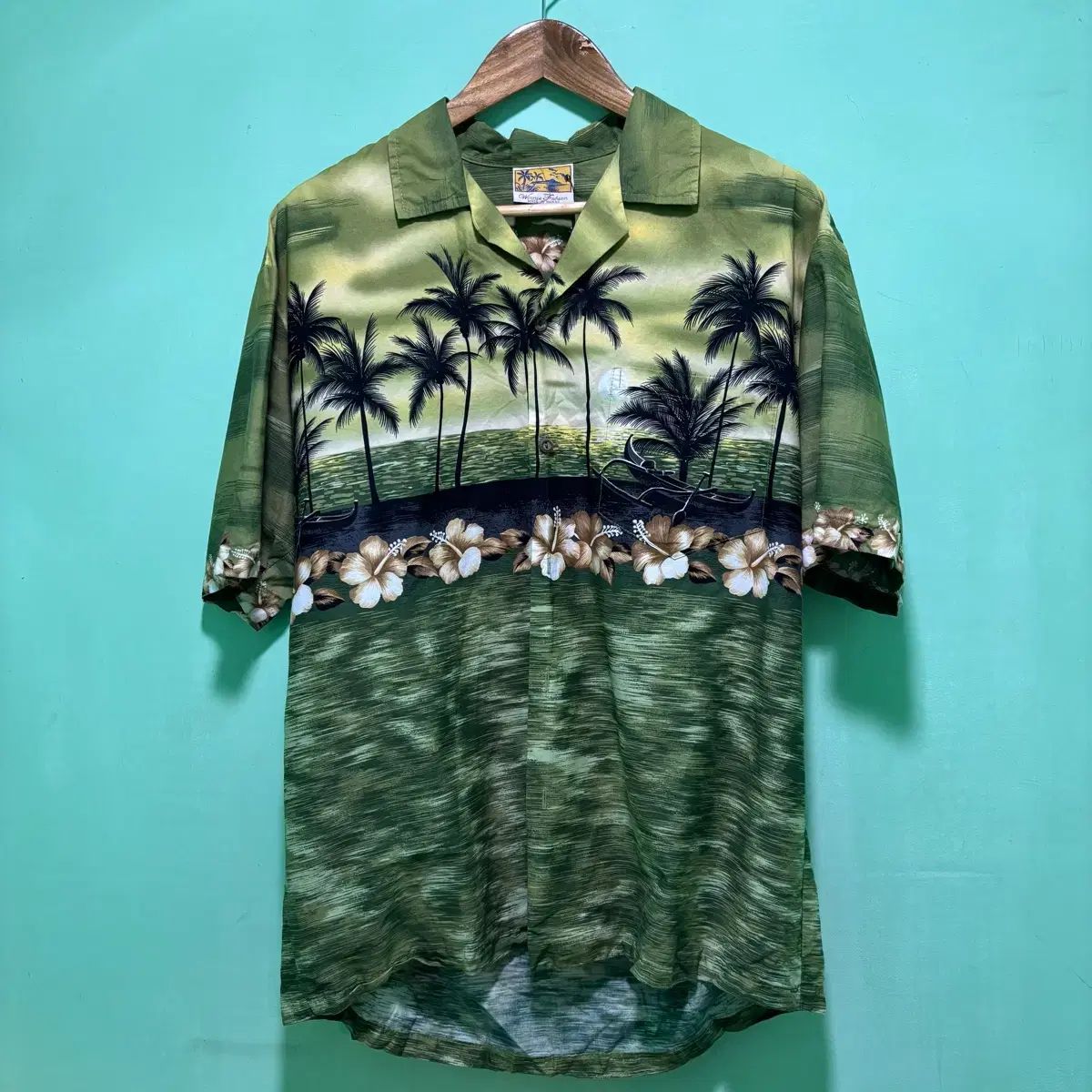 Winnie Fashion ハワイアン シャツ (ㅎ5725)