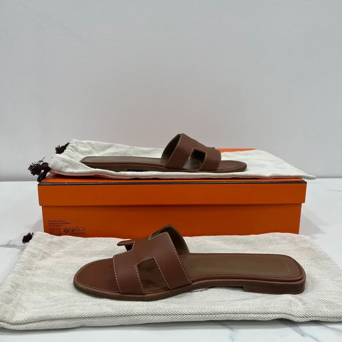 36 5 Hermes オラン スリッパ
