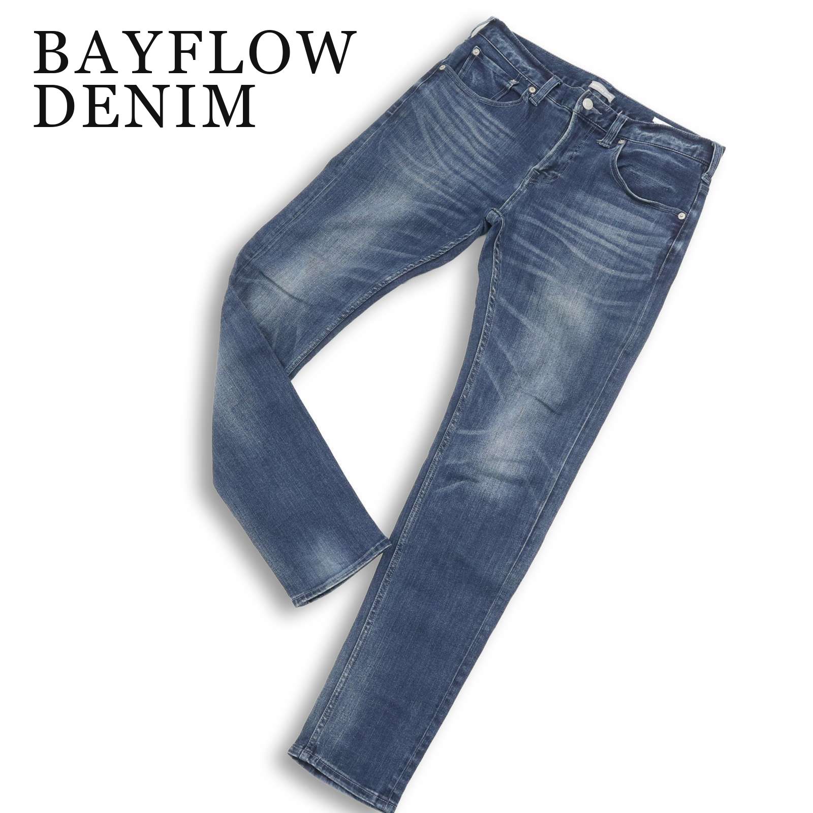 BAYFLOW DENIM ベイフロー スキニー ストレッチ USED加工☆ デニム